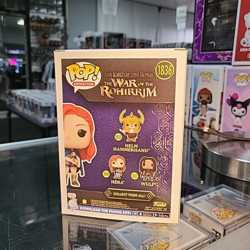 Funko Pop Original El Señor de los Anillos: La Guerra de los Rohirrim Hera # Figura de Acción Coleccionable 1836, Edición Limitada, Juguete de Regalo