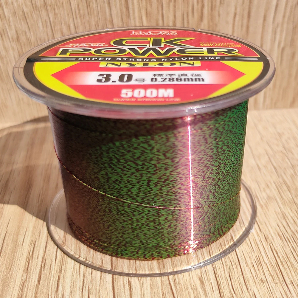 500m/220m Invisible Speckle 3D  Sinking Thread Fishing Algae  Fluorocarbon Coated Carp Spoted Fishing Line