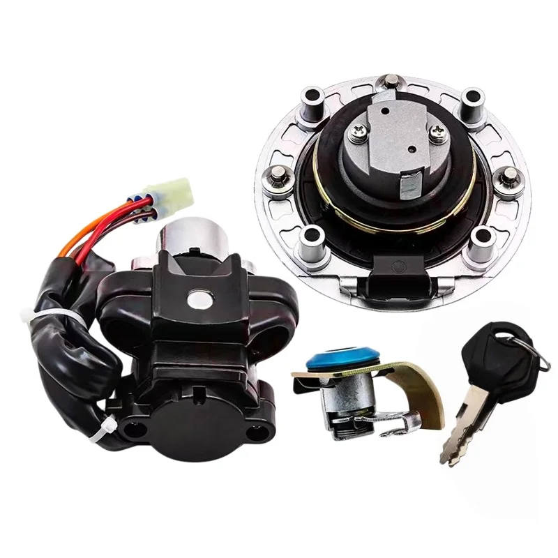 For Suzuki SV650 GSX1400 1999 2000 2001 -2007 V-Strom DL 650 1000 2002 20032004-2012 Ignition Switch Fuel Gas Cap Seat Lock Set