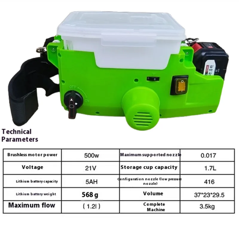 High Power Airless Paint Sprayer with Spray Gun Lithium Battery Big Capacity Household Paint Sprayer Airbrush Machine Universal