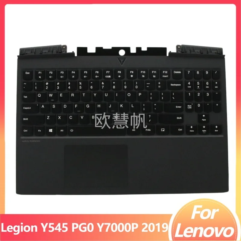 

M US Black Keyboard Upper Case Palmrest Shell Cover For Lenovo Legion Y545 PG0 Y7000P 2019 5CB0U42904