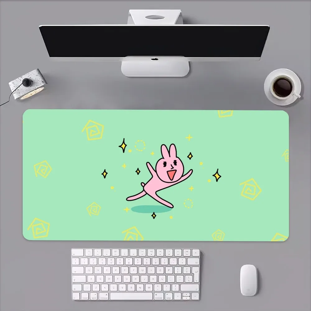 Cartoon My F-Friend Pink Rabbit Mouse Pad Computer Laptop Gaming Office Wrist Guard Non Slip Keyboard Pad