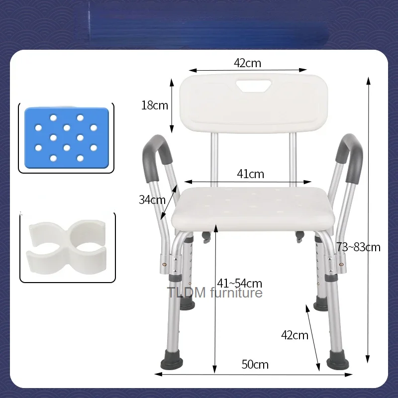 

Shower Vanity Bathroom Chair Headboards Mattresses Step Foot Stool Vanity Telescopic Sauna Camping Silla Plegable Home Furniture