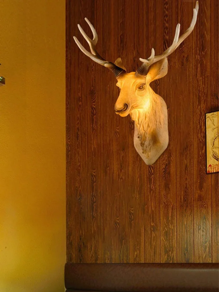 *Nordic Wall Sconce Lamps Inside Retro Animal Creative Bedside Lighting For Decor Home Living Bedroom Aisle