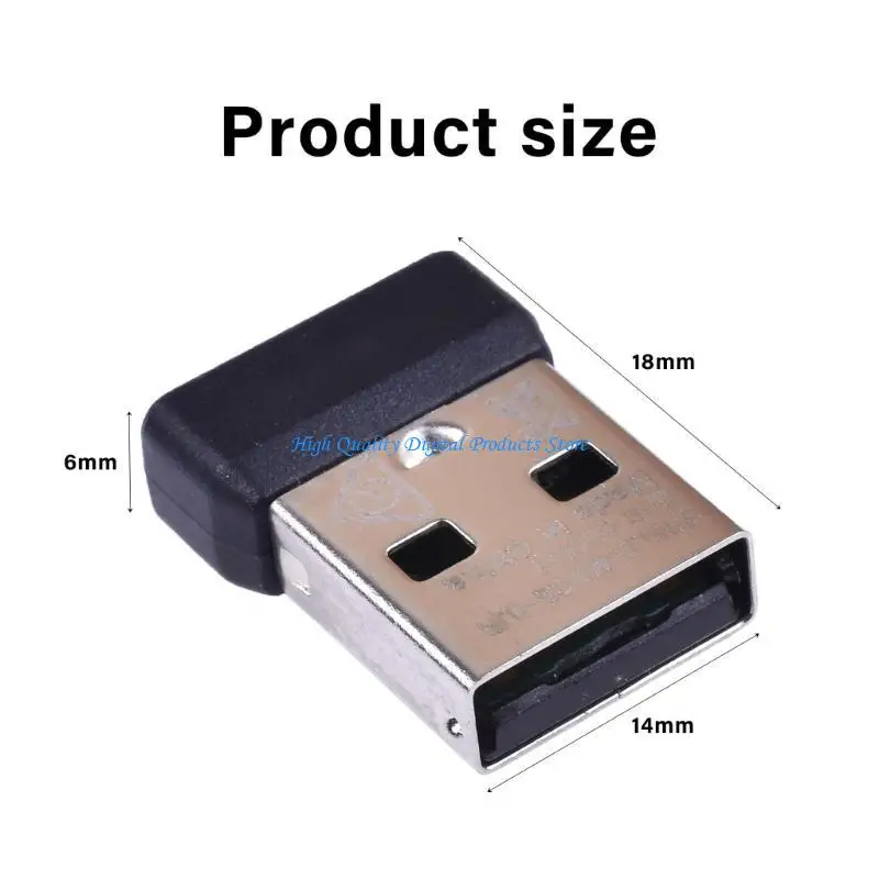 U2JE Lightweight USB Mouse Adapter for G ProX Superlight Mouse Convenient Use
