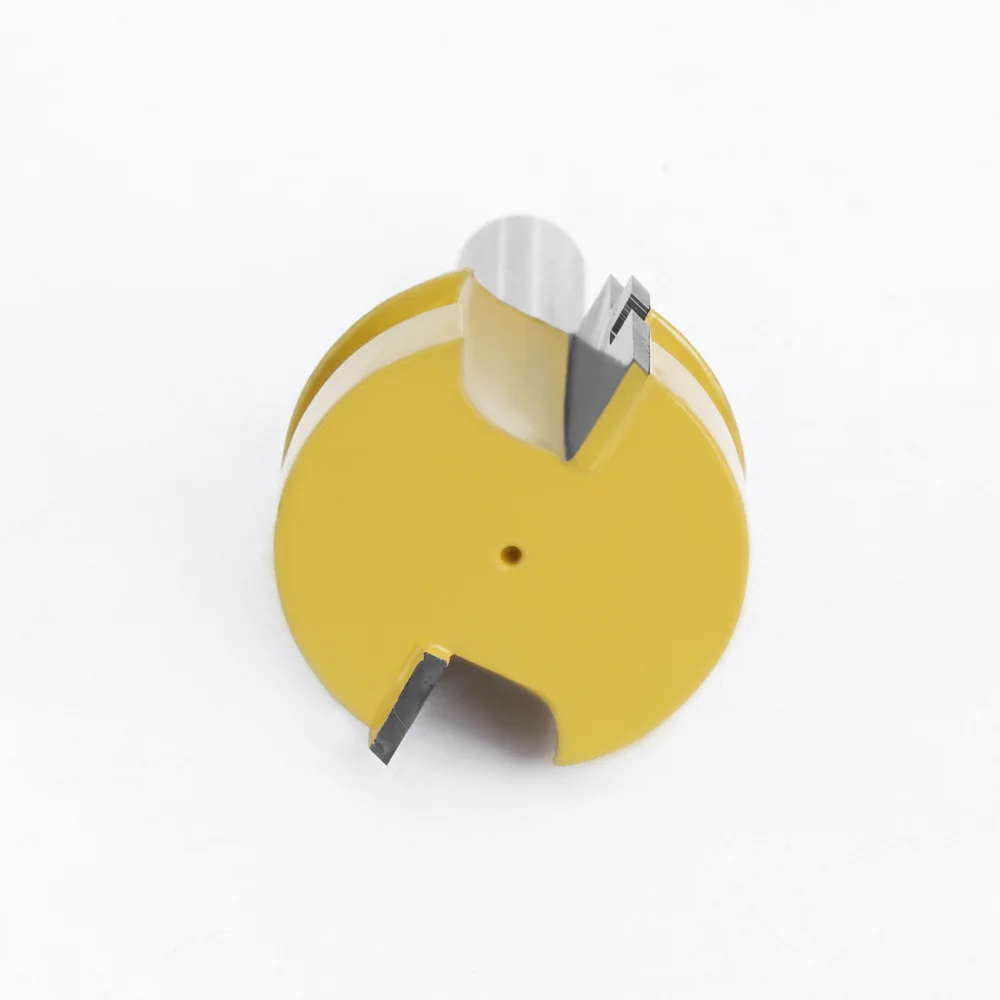 1PC 1/2" 12.7MM Shank Milling Cutter Wood Carving Glue Joint Router Bit Tenon Milling Cutter Wood Reversible Woodworking Chisel
