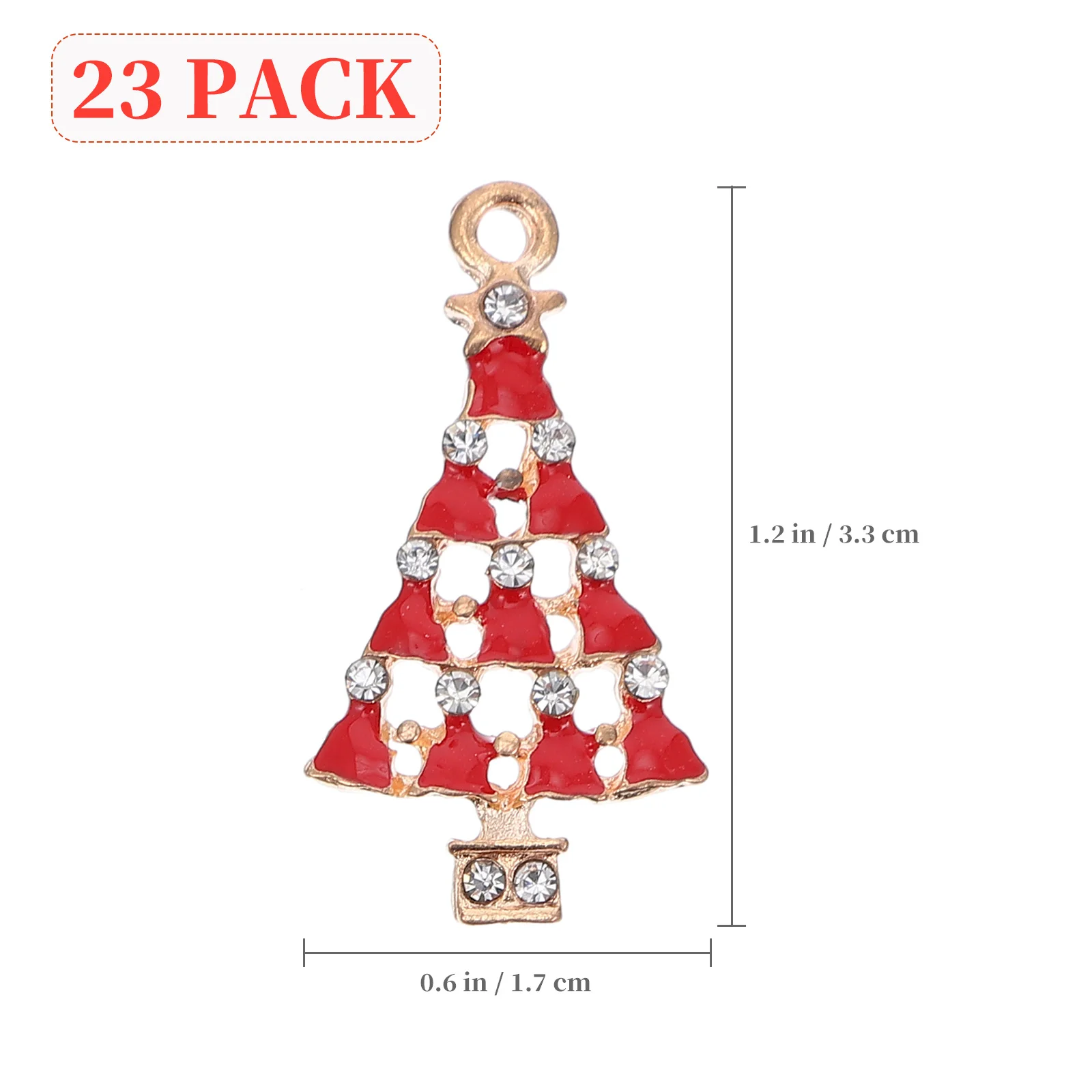 

23pcs Christmas Diy Alloy Pendants Jewelry Accessories For Necklace Earrings Keychain Bracelet Xmas Pendant Gift Ornament Mini
