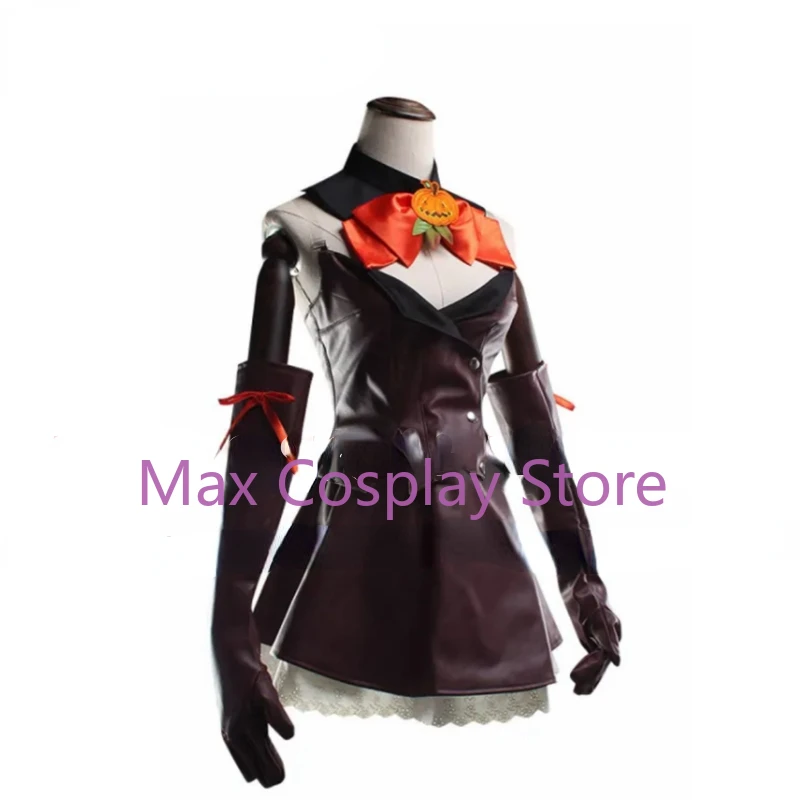 Max Cos Game Witch Black Mage Halloween Style Cosplay Pumpkin Costume Party Custom Made Any Size