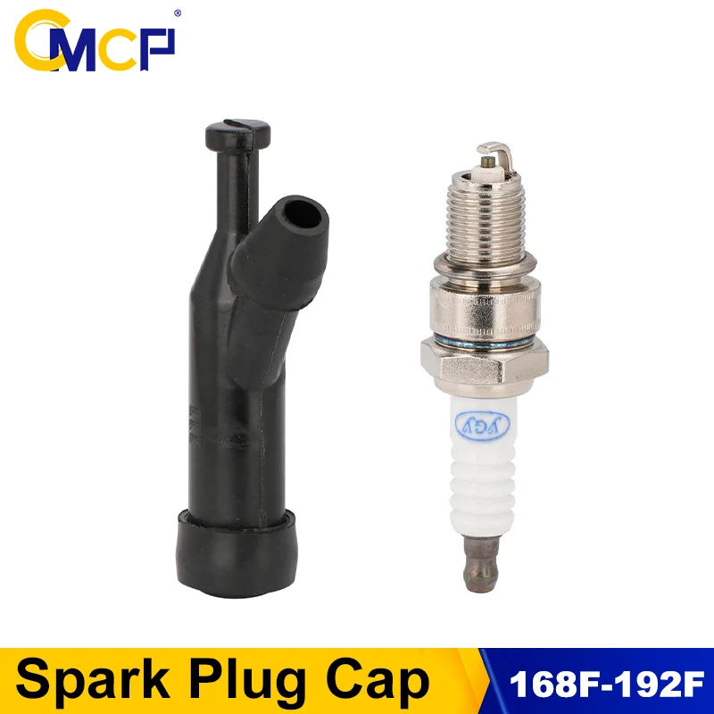 CMCP 1/2pcs Spark Plug Cap F6TC Spark Plug For Honda GX160 GX200 GX270 GX390 168F-192F Engine Garden Power Tools Accessories