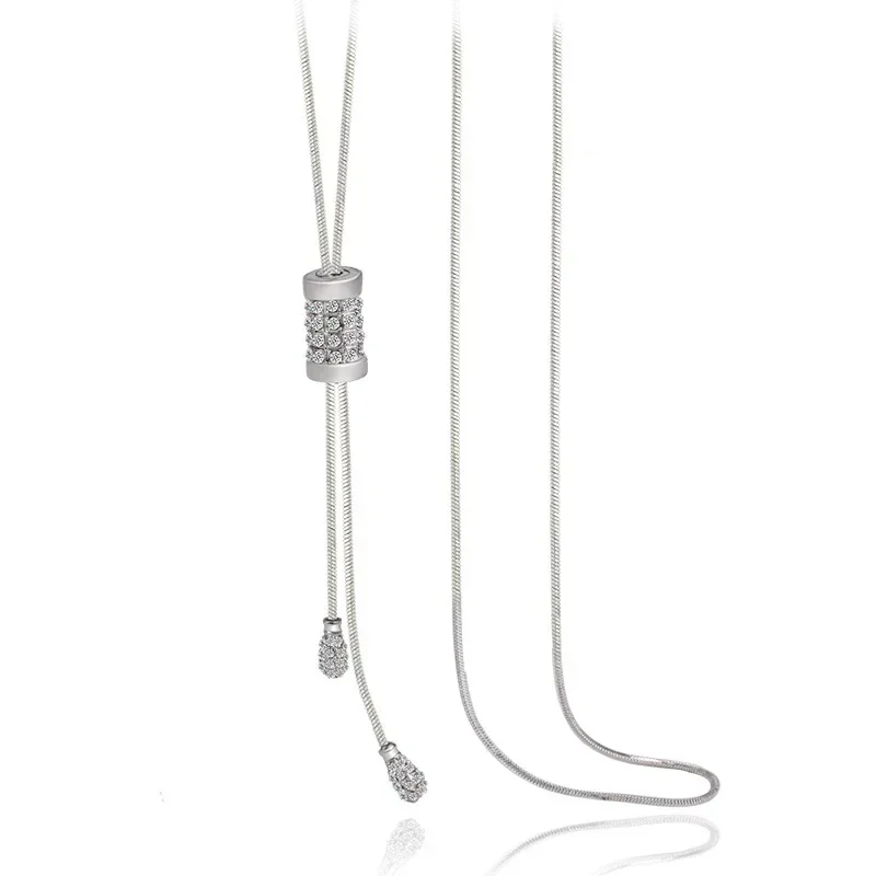 

Sweater chain, versatile and fashionable tassel long necklace, high-end women's clothing pendant jewelry