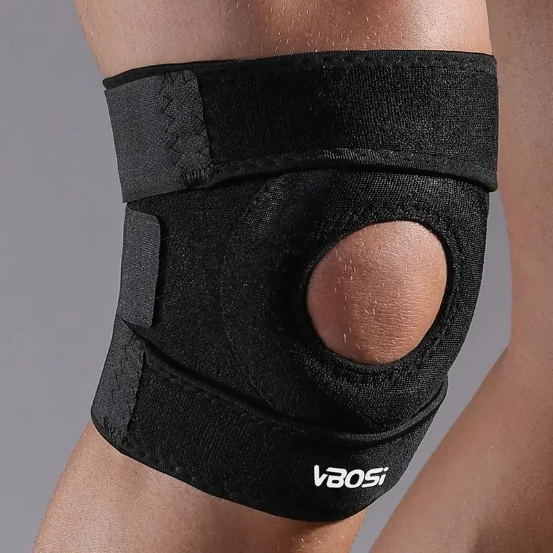 

Adjustable Neoprene Rubber Running Knee Support Pad Skin Friendly Wear Resistant Soft No Pilling Fabric for Comfortable Use