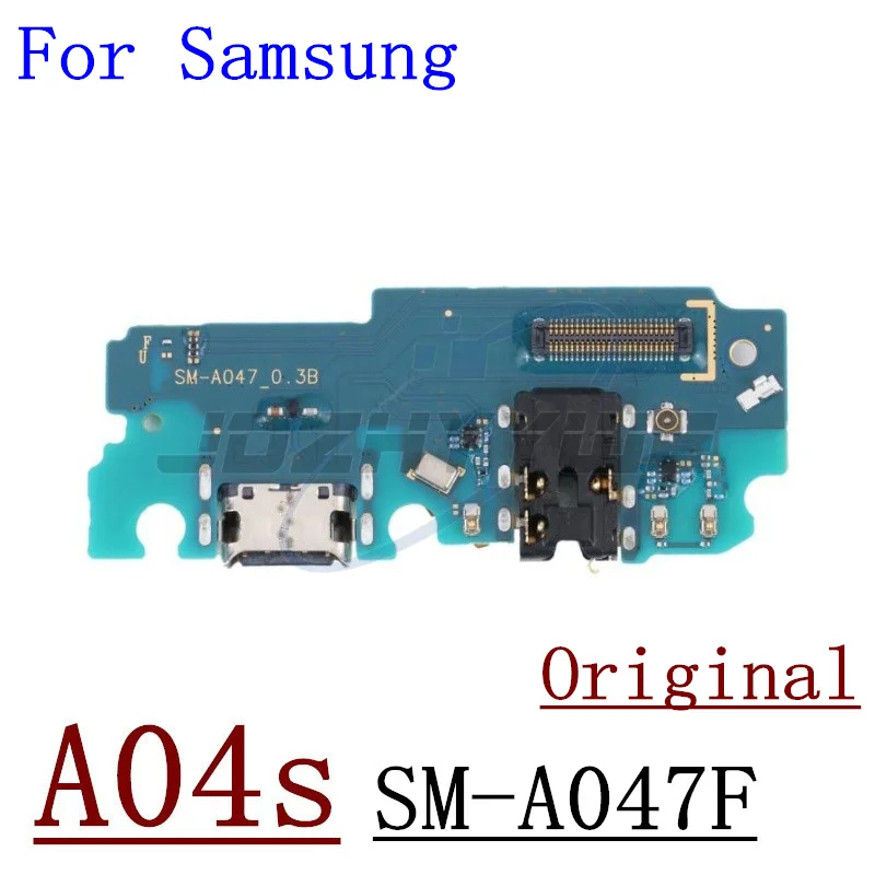 Placa de puerto de carga para Samsung Galaxy A01 A015 A02 A022 A025 A03 A035 A04s A047F, conector de carga USB, cable flexible