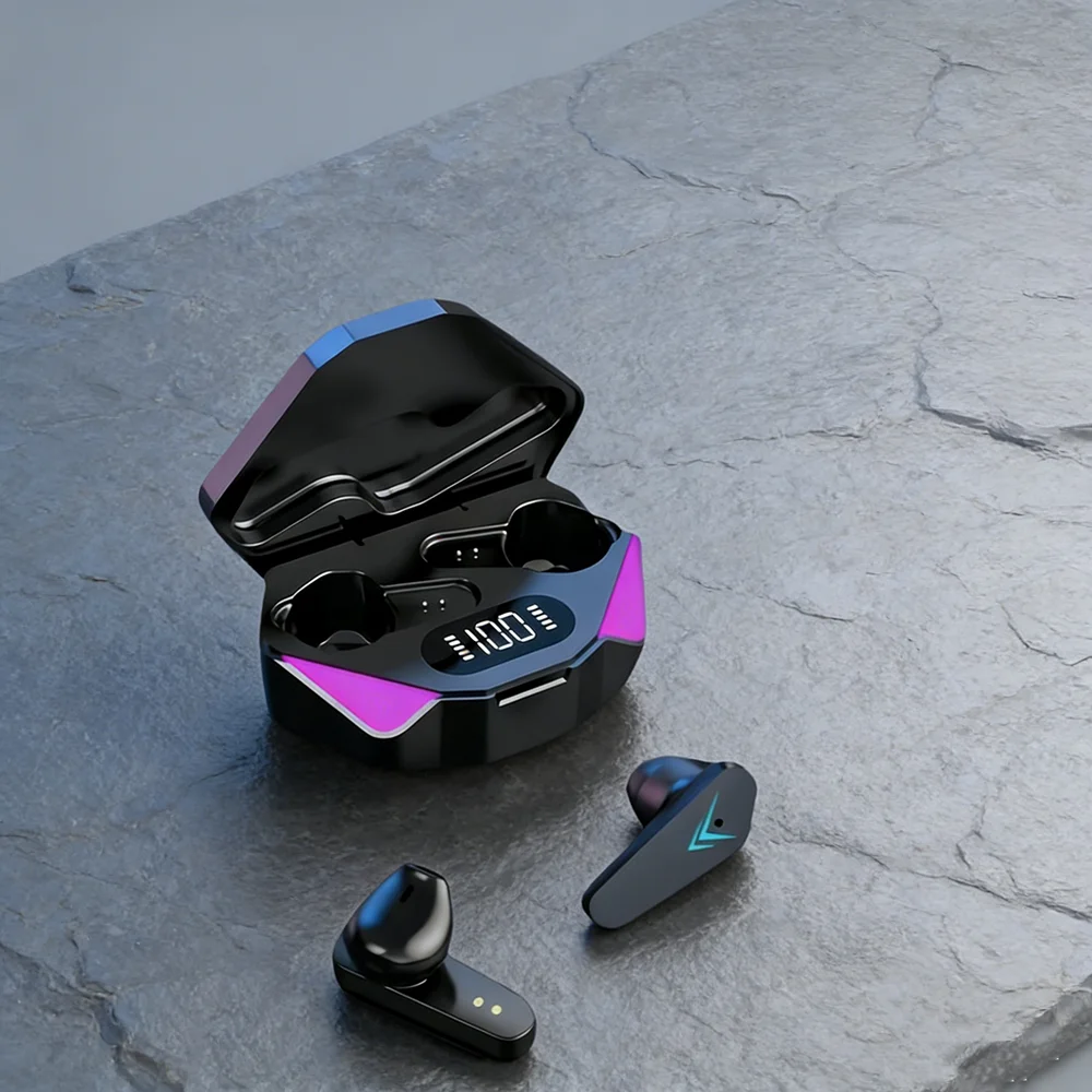 Original TWS Earphones Bluetooth Wireless Gamer Headphones 65ms Low Latency Earbuds Fone Headset apply to smartphones