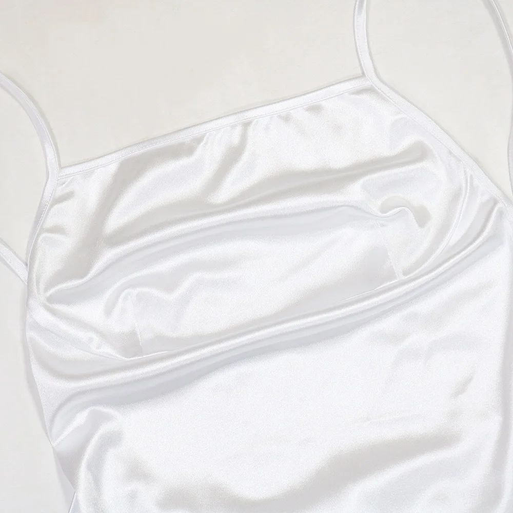 Sexy Dresses for Woman Spaghetti Strap Square Neck Sleeveless Side Split Floor Length Elegant Ladies Birthday Party Dinner Dress