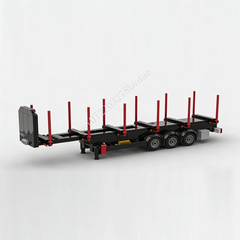 215 قطعة MOC مدينة النقل سجل مقطورة نماذج من الشاحنات اللبنات الطوب لتقوم بها بنفسك الإبداعية الجمعية اللعب عطلة الاطفال هدية الأعمار