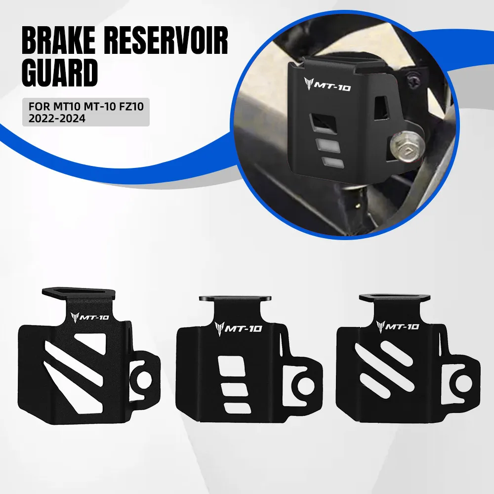 

FOR YAMAHA MT10 MT-10 FZ10 2020 2021 2022 2023 2024 Motorcycle Accessories Rear Brake Fluid Reservoir Guard Cover Protector