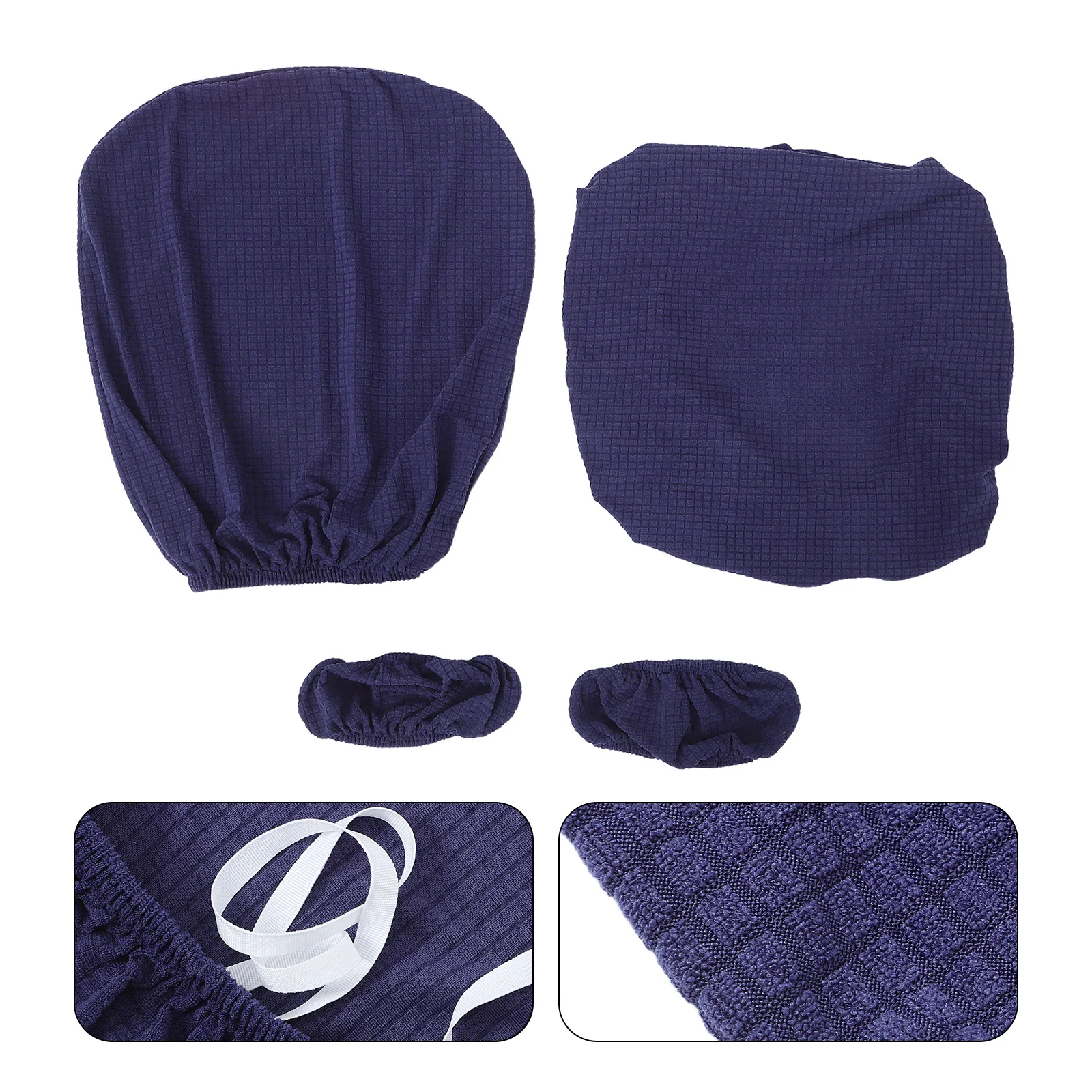 

1Set Office Chair Covers Stretchable Elastic Protective Backrest Armrest Cushion Slipcovers Universal for Office Home Gaming