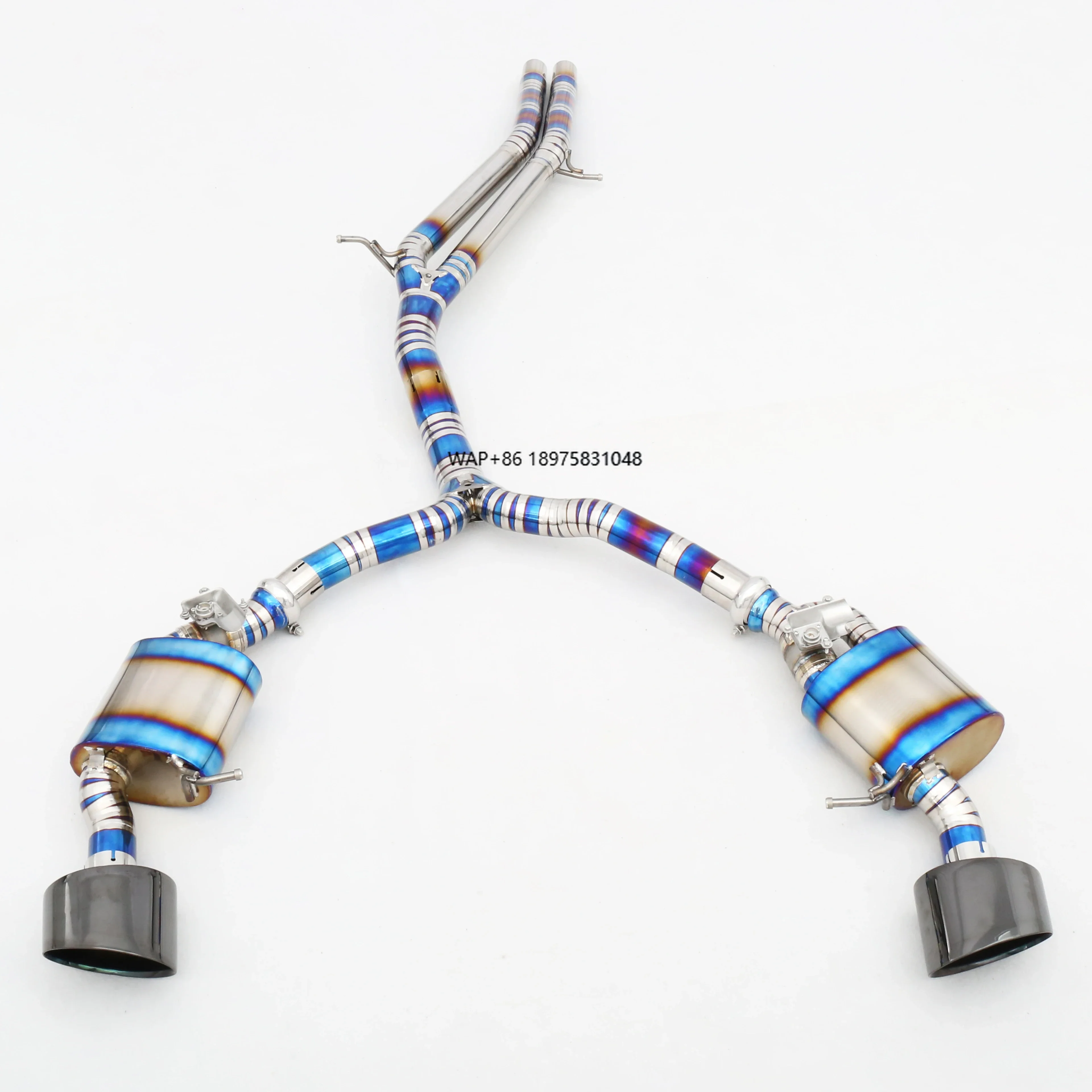 

Factory Customizable 3.0T EA839 304 Stainless Steel/Titanium Valved Exhaust System Designed Specifically for S4/S5 B9