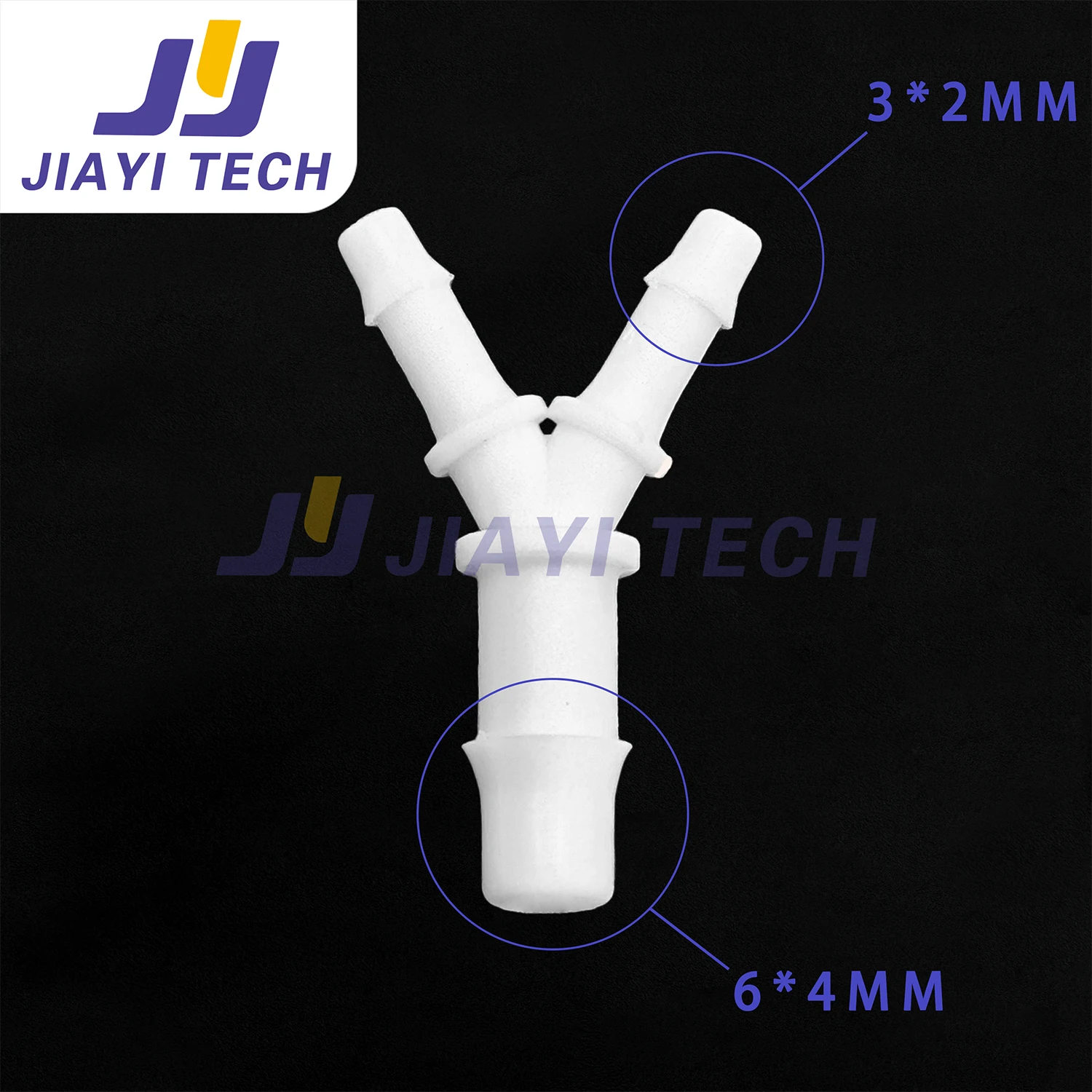 10PCS Inkjet printer ink tube straight connector UV flatbed machine ink tube Y-shaped three-way Ruhr connector