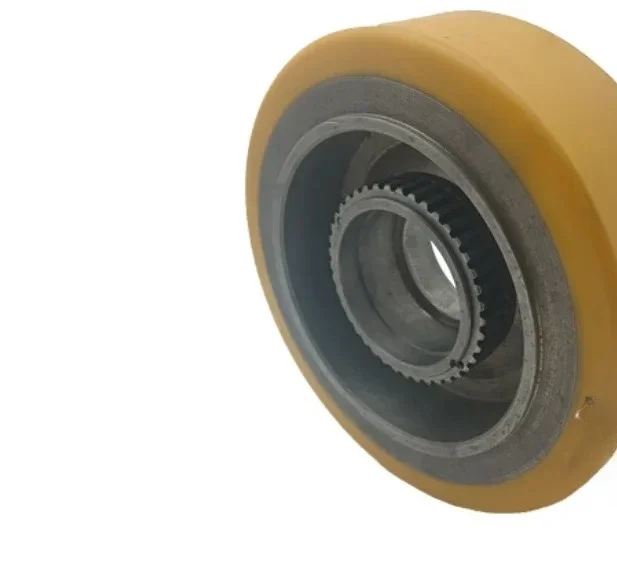 

0009903919 Load wheel with gear ring electric forklift drive wheel PU Lun Linde R14SP Front wheel wheels