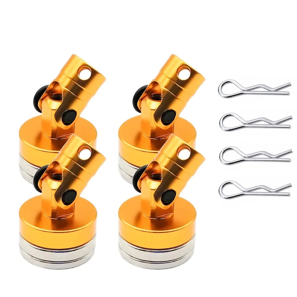 1Set Strong Magnetic Stealth Body Post Shell Column For 1/10 RC Drift Car Tamiya TT01 TT02 Body Mount Upgrade Accessories