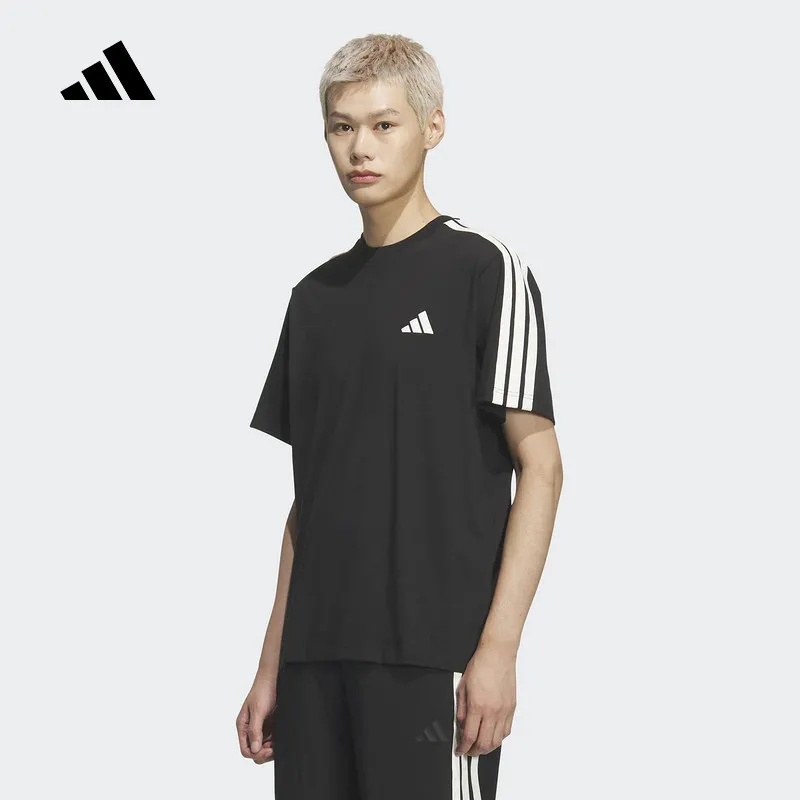 

2026 Sport Adidas Mens Short Sleeve T Shirt KR2490 Loose Fit Casual Cotton Tops