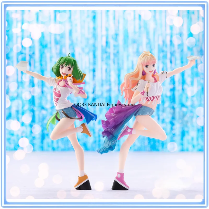 

Genuine Original Macross Frontier FIGURIZMα Ranka Lee&Sheryl Nome Action Figure Model Desktop Decoration Collectible
