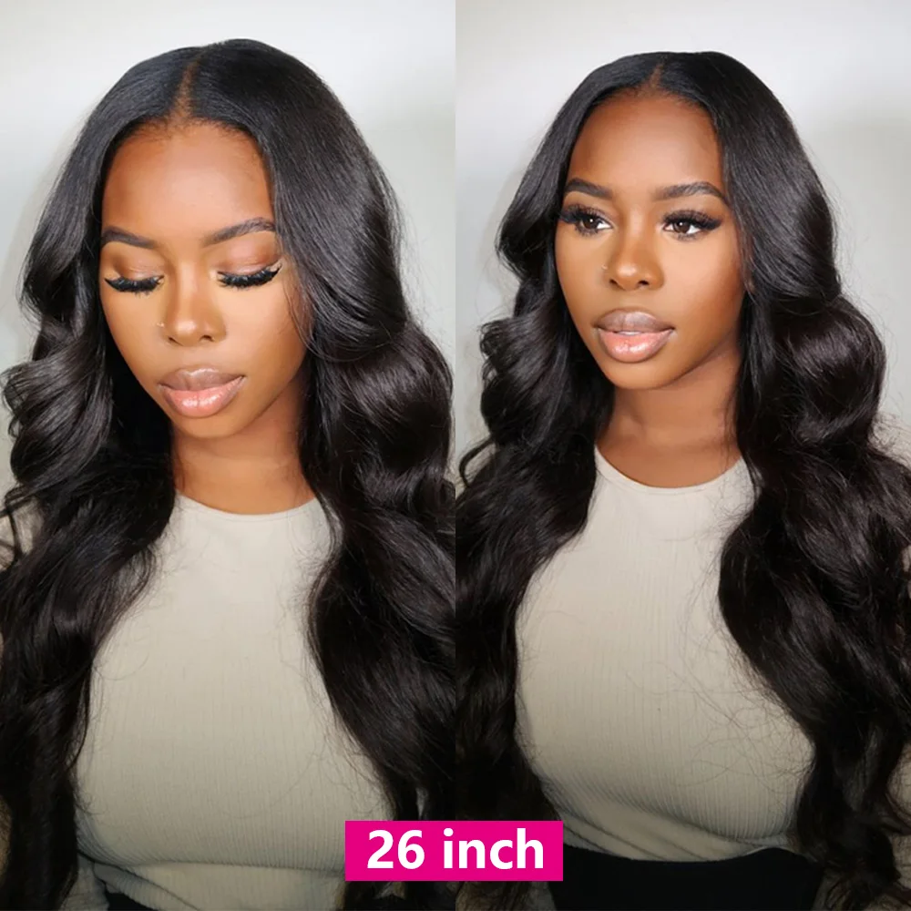 حزم موجة الجسم مع إغلاق الشعر البشري مع 2x6 الدانتيل إغلاق الشعر التمديد 3/4 حزم مع إغلاق للنساء التسليم 3 أيام #6