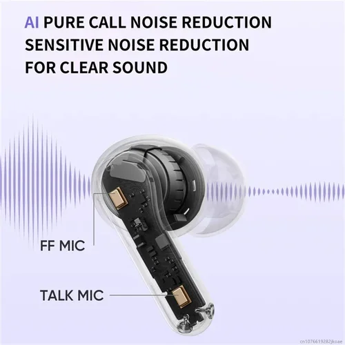 Imagen 2 del producto Realme Buds T200 auriculares inalámbricos Bluetooth 5,4 auriculares 32dB reducción de ruido mixto TWS juego música auriculares 530mAh Larga modo de reposo