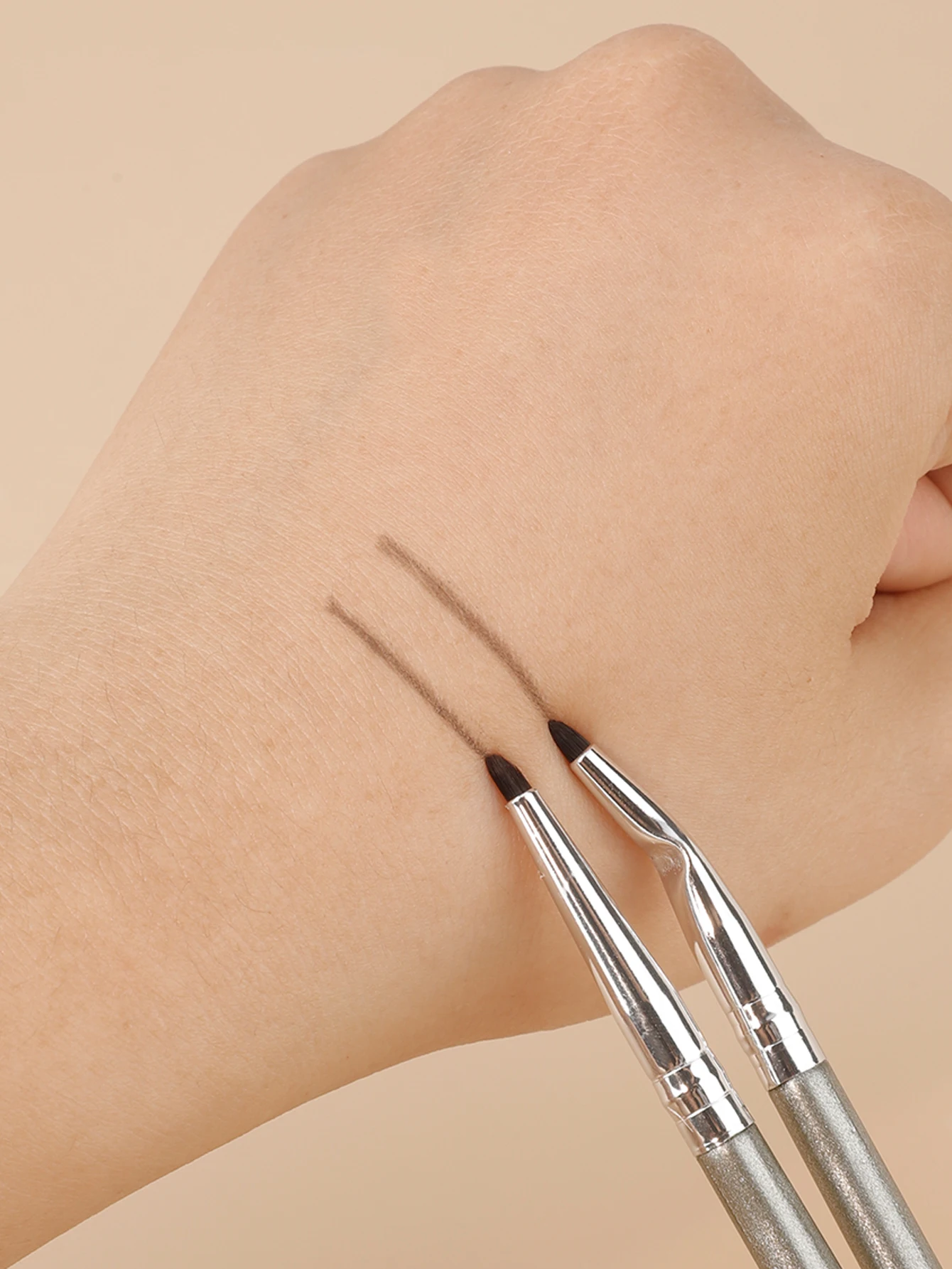 فرشاة تحديد العيون بزاوية واحدة متعددة الوظائف، فرشاة دقيقة، فرشاة كونسيلر لرسم دودة القز تحت الجفن لتمزق تفاصيل العين #6
