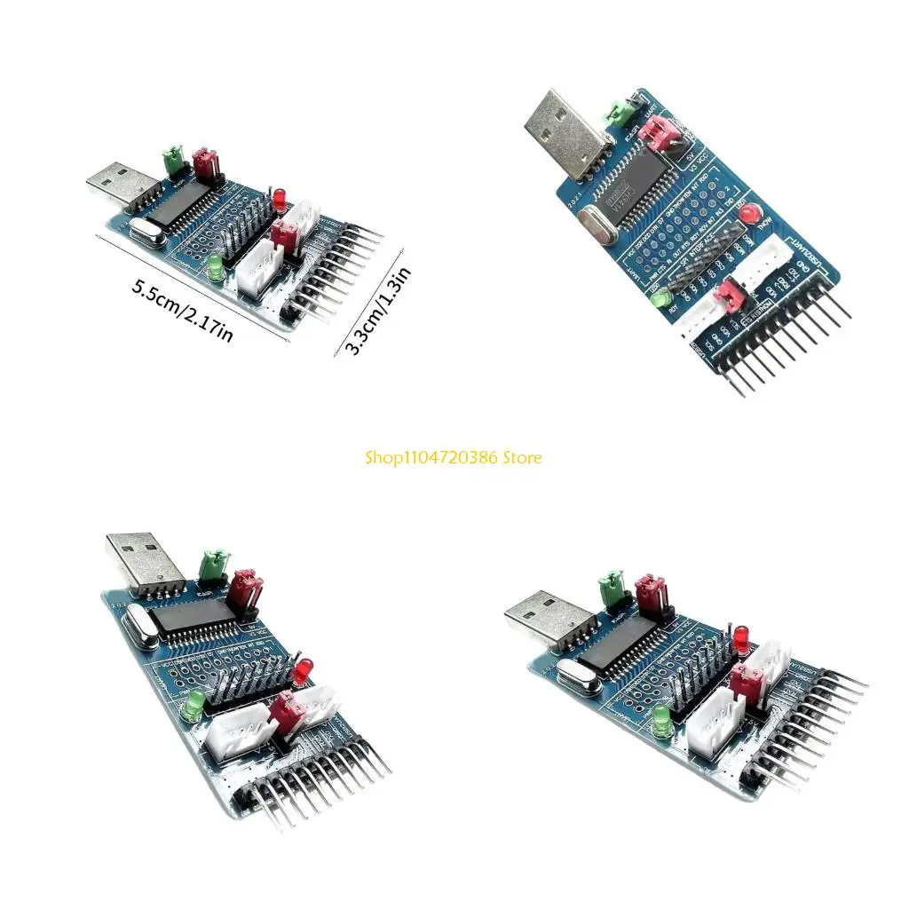 K0EA CH341A USB to SPI I2C IIC UART  For  Brush Debugging RS232