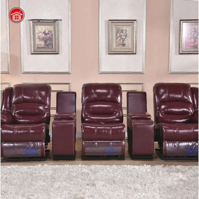 

Electric Reclining First-Class Functional Leather Sofa Living Room Personal Cinema Bar Meeting Room Home Theatre Sofa