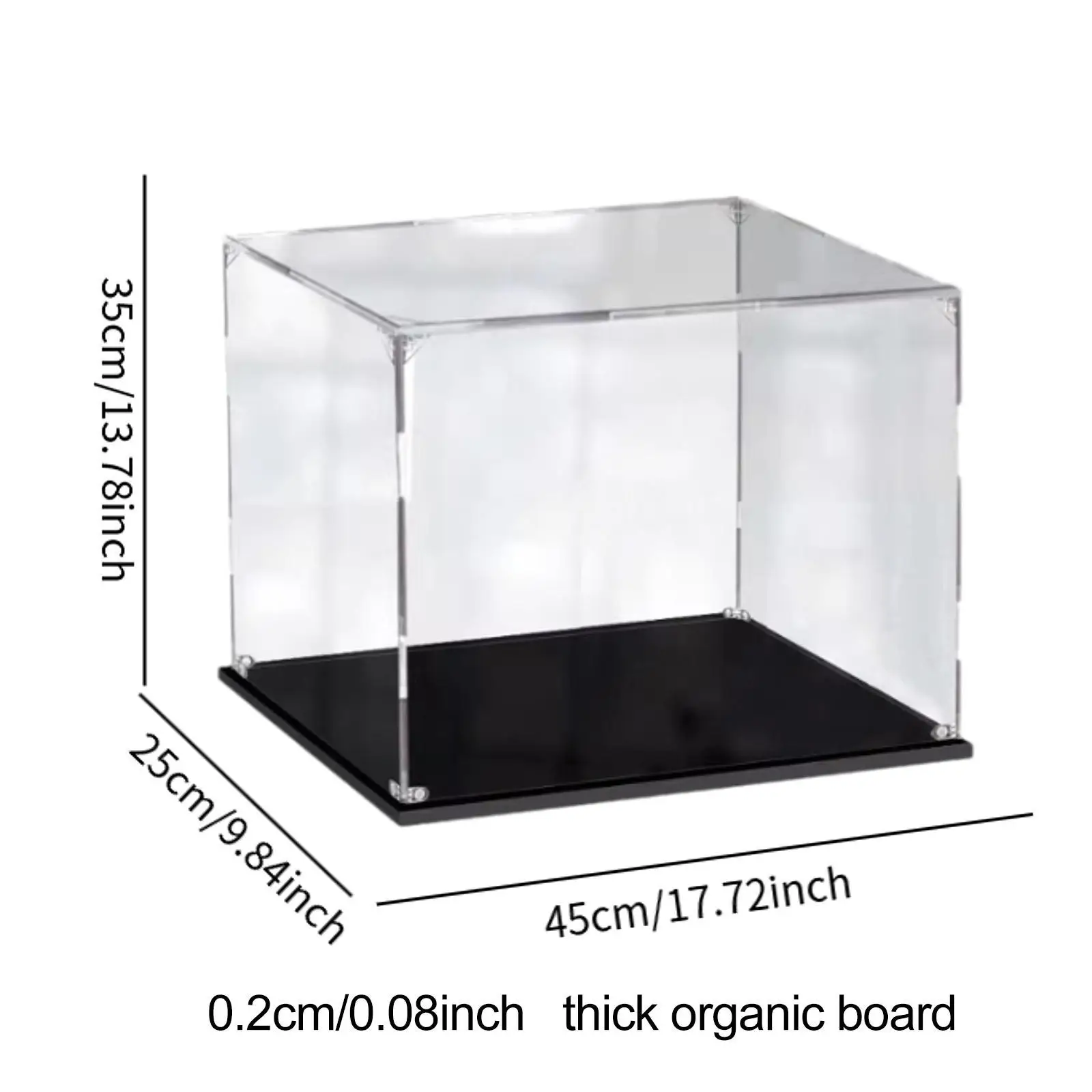 Vitrine en acrylique pour figurines moulées sous pression, vitrine pour voitures jouets, vitrine pour figurines d'action