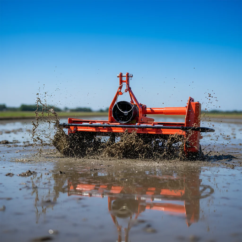 【Hot】CE Certified Diesel Rotary Tiller Chain Drive 16-28 Blades 540rpm for Soil Preparation