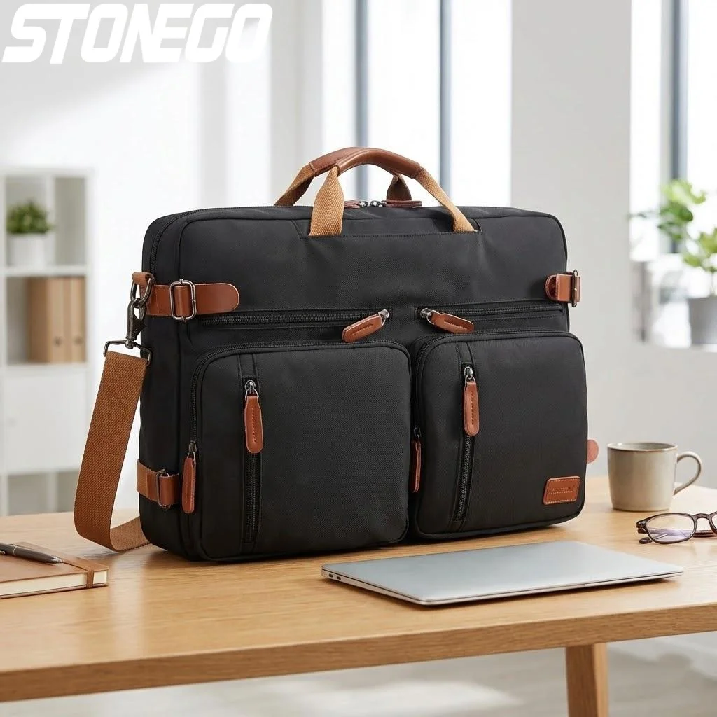 

Большой трансформируемый рюкзак для ноутбука 17,3 дюйма, деловая дорожная сумка-мессенджер, прочная и легкая