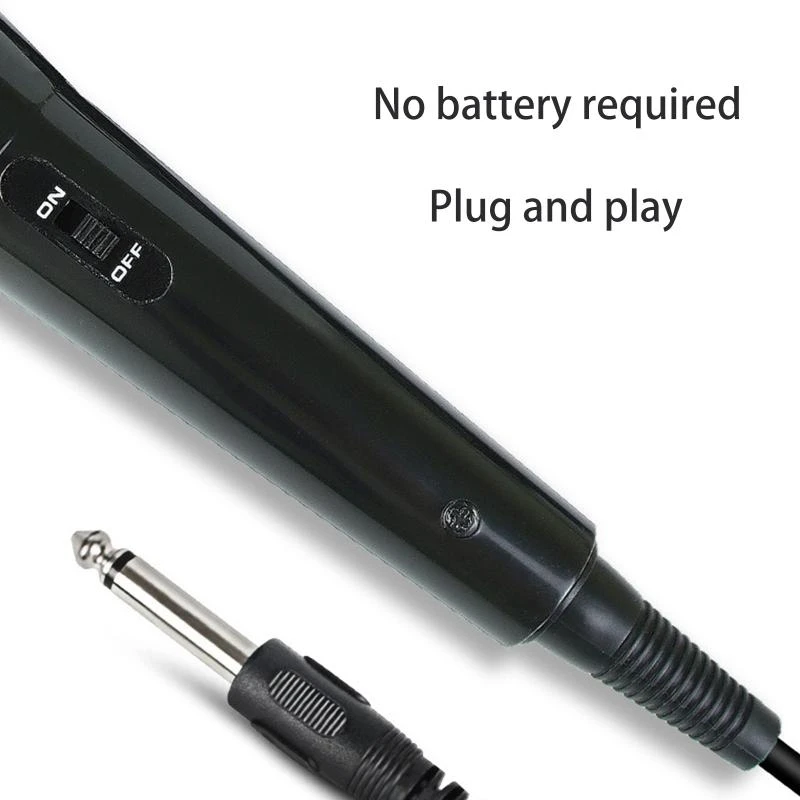 Dynamic Vocal Microphone for Speaker Handheld Mic with On and Off Switch