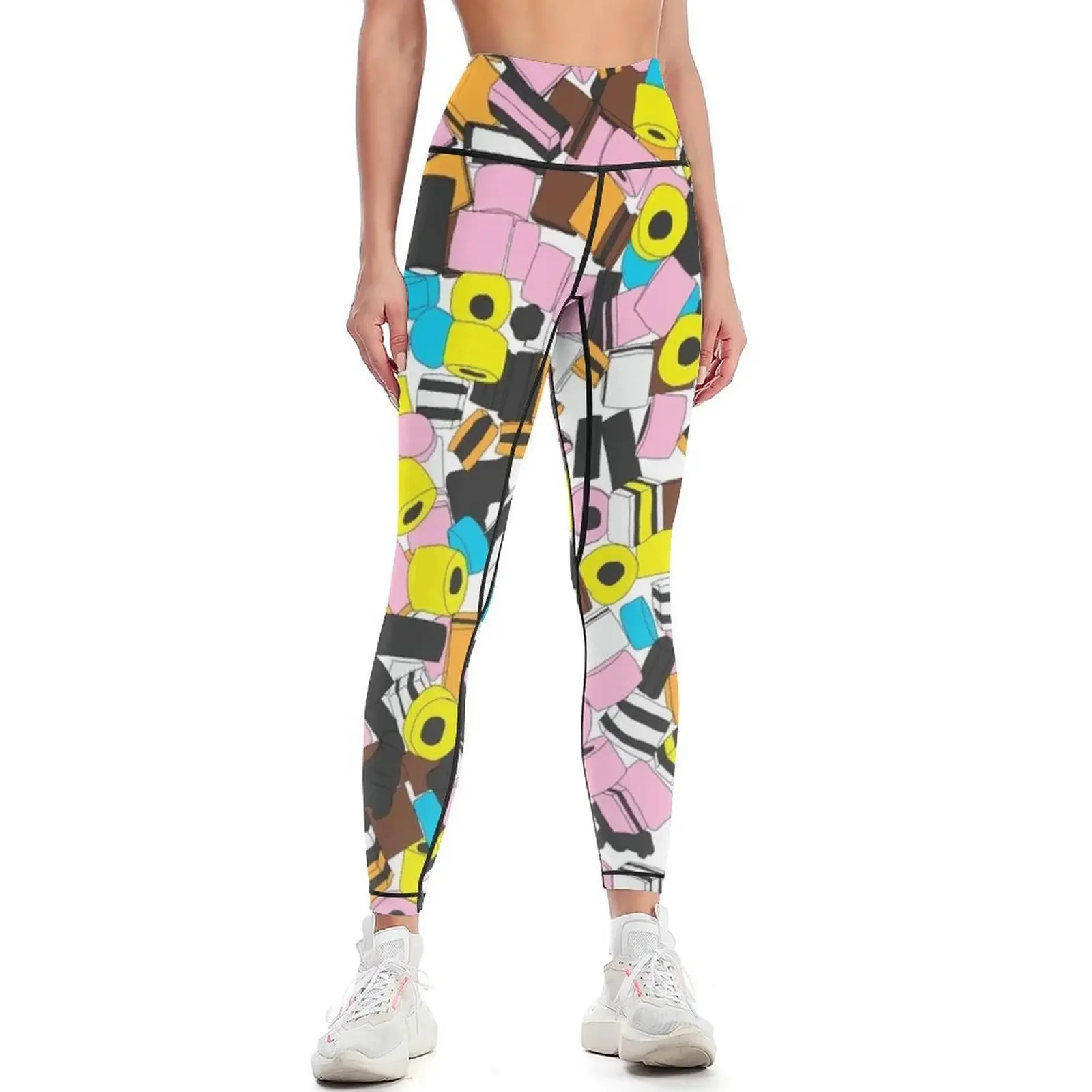 

Lots of Liquorice Allsorts Leggings active wear trousers Women's tights Leginsy push up Womens Leggings
