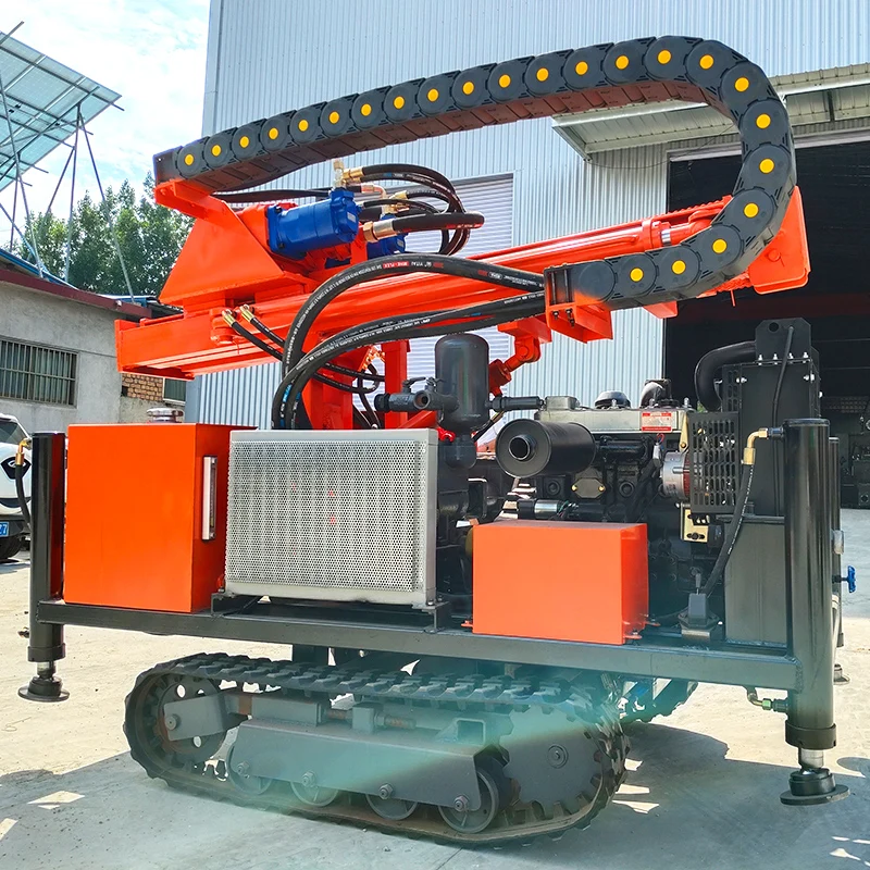 

Customized 200M Efficient Diesel Hydraulic Drill Rig - Built-in Mud Pump Water Well Drilling Rig