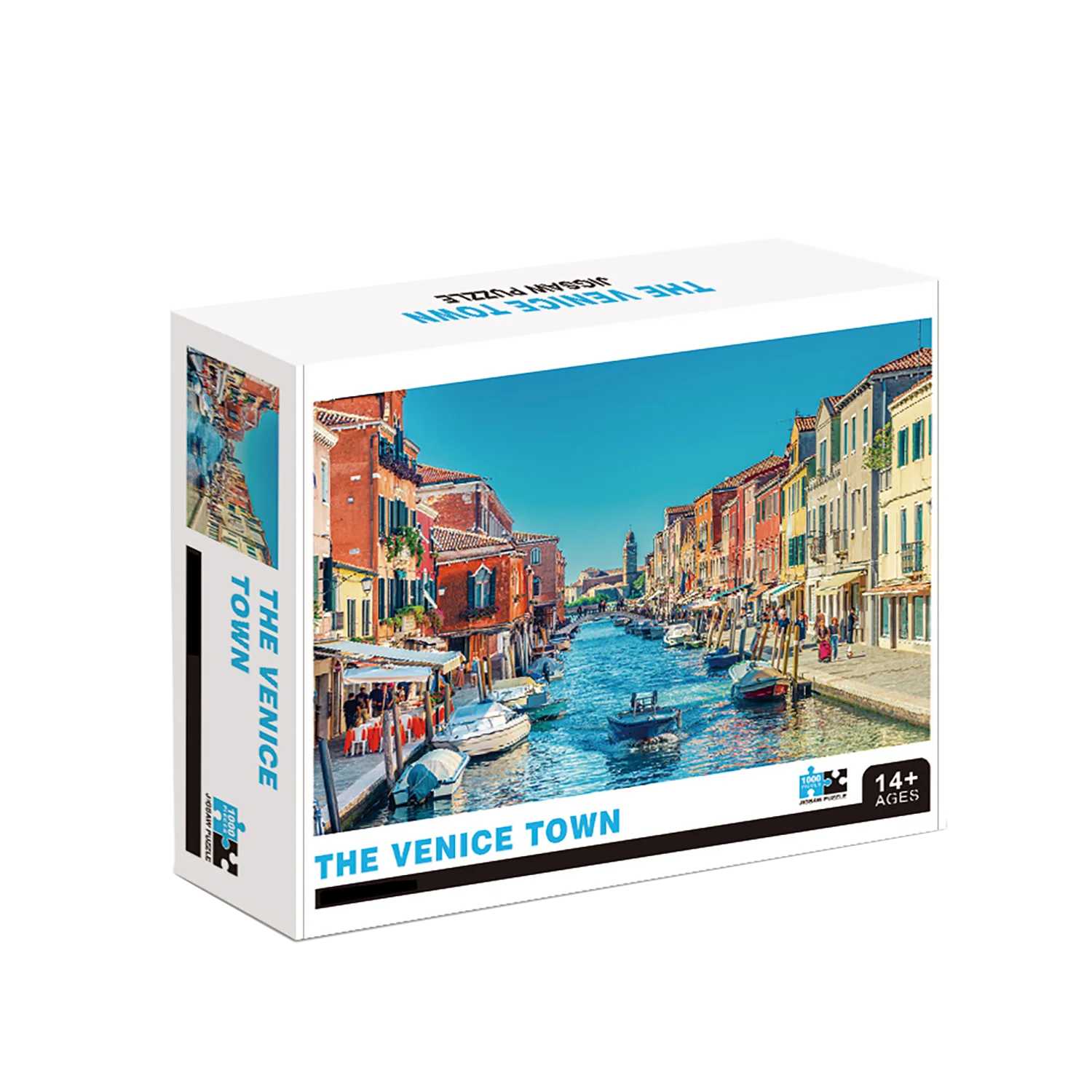 1000 Teile „The Venice Town“-Puzzles für Erwachsene, Heimdekoration, Spiele, Familienspaß, Bodenpuzzles, Lernspielzeug