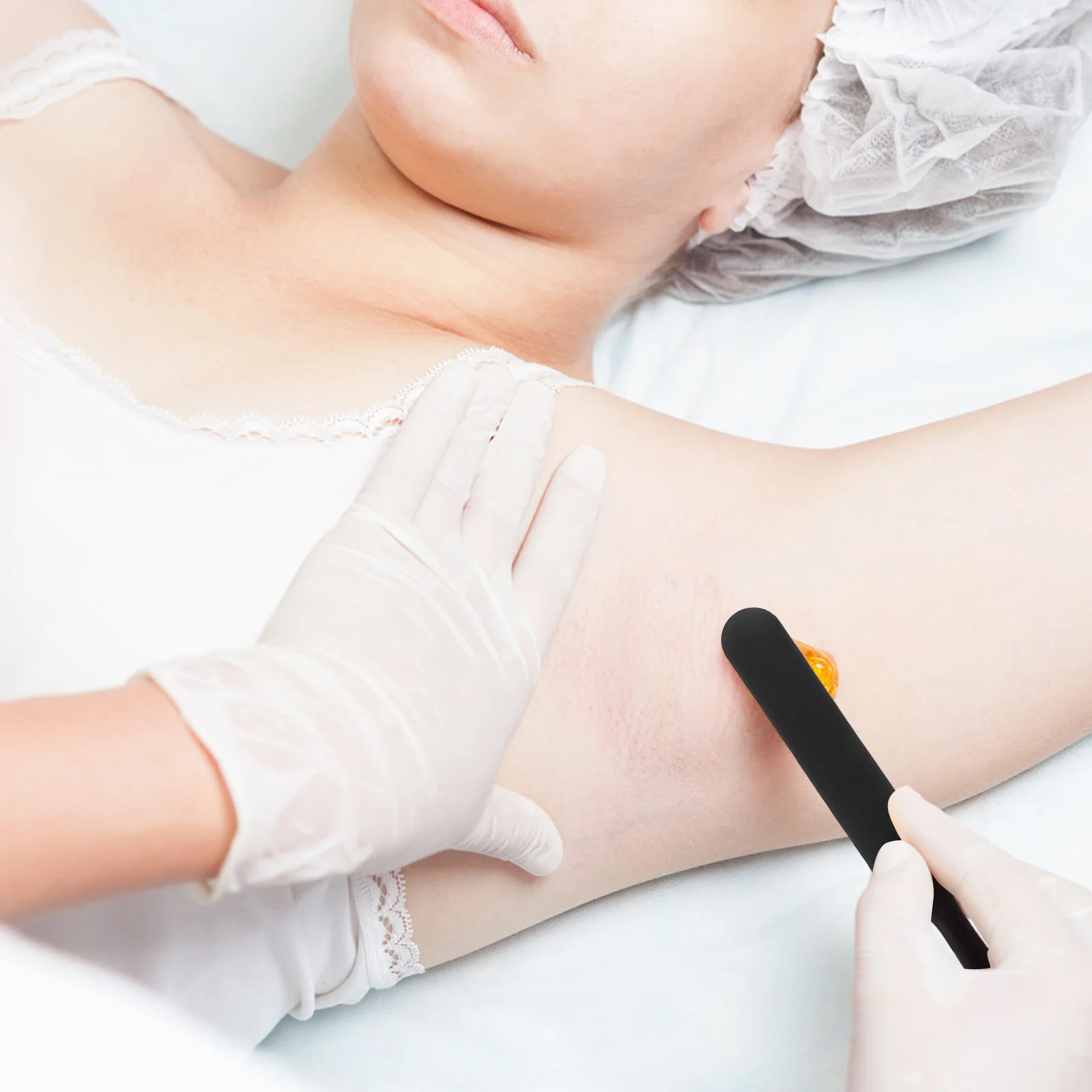 عصا شمع من السيليكون غير لاصقة وقابلة لإعادة الاستخدام لإزالة شعر الجسم وتغطية مساحة كبيرة غير مؤلمة