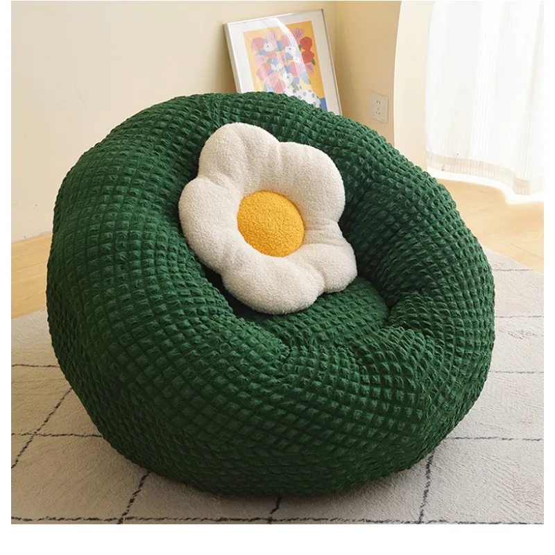 Elastic Pumpkin Lazy Chair Sofa Cover Dustproof Solid Slipcover Couch Protector Case Armchair Slipcover Sofa Cover