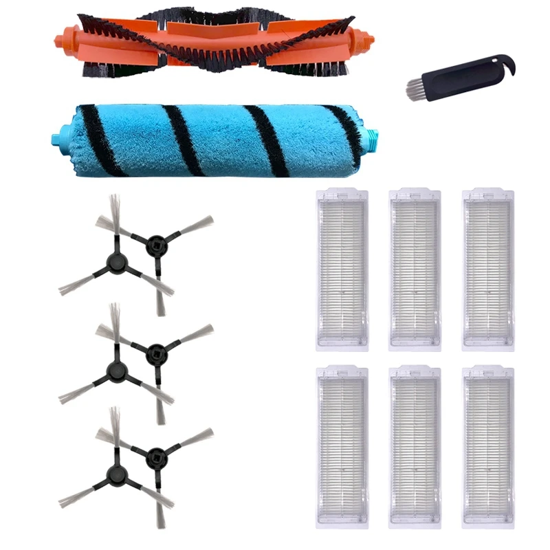Cepillo principal con filtro Hepa para Xiaomi Mijia STYJ02YM, cepillo lateral para Conga 3490, Viomi V2 PRO V3 SE V-RVCLM21B