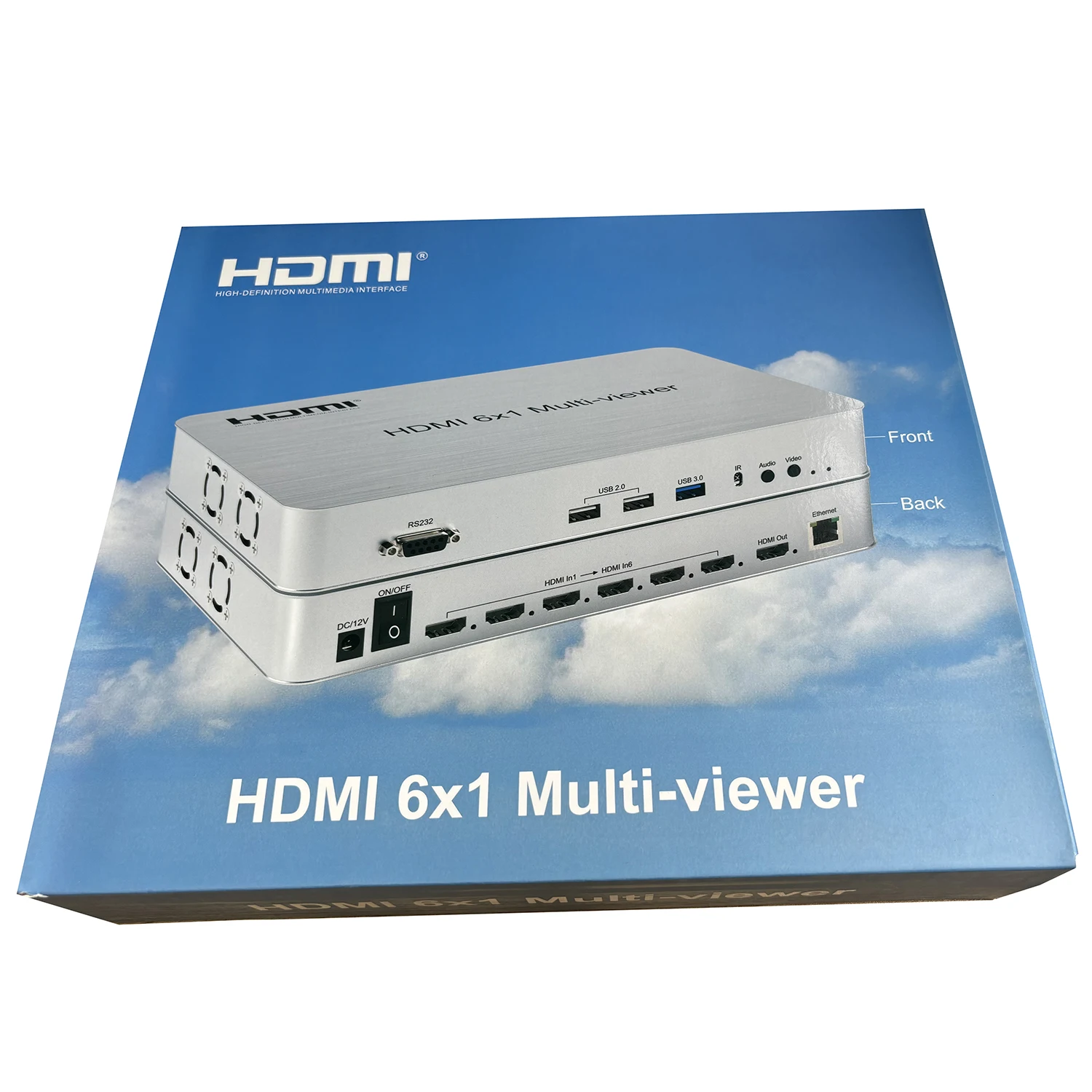 

4K 6x1 HDMI Multi Viewer Устройство изображения Видеомультиплексор 4x1 5x1 HDMI Мультивизер Поддержка USB U-диска PIP Zoom in Out 180 ° Поворот