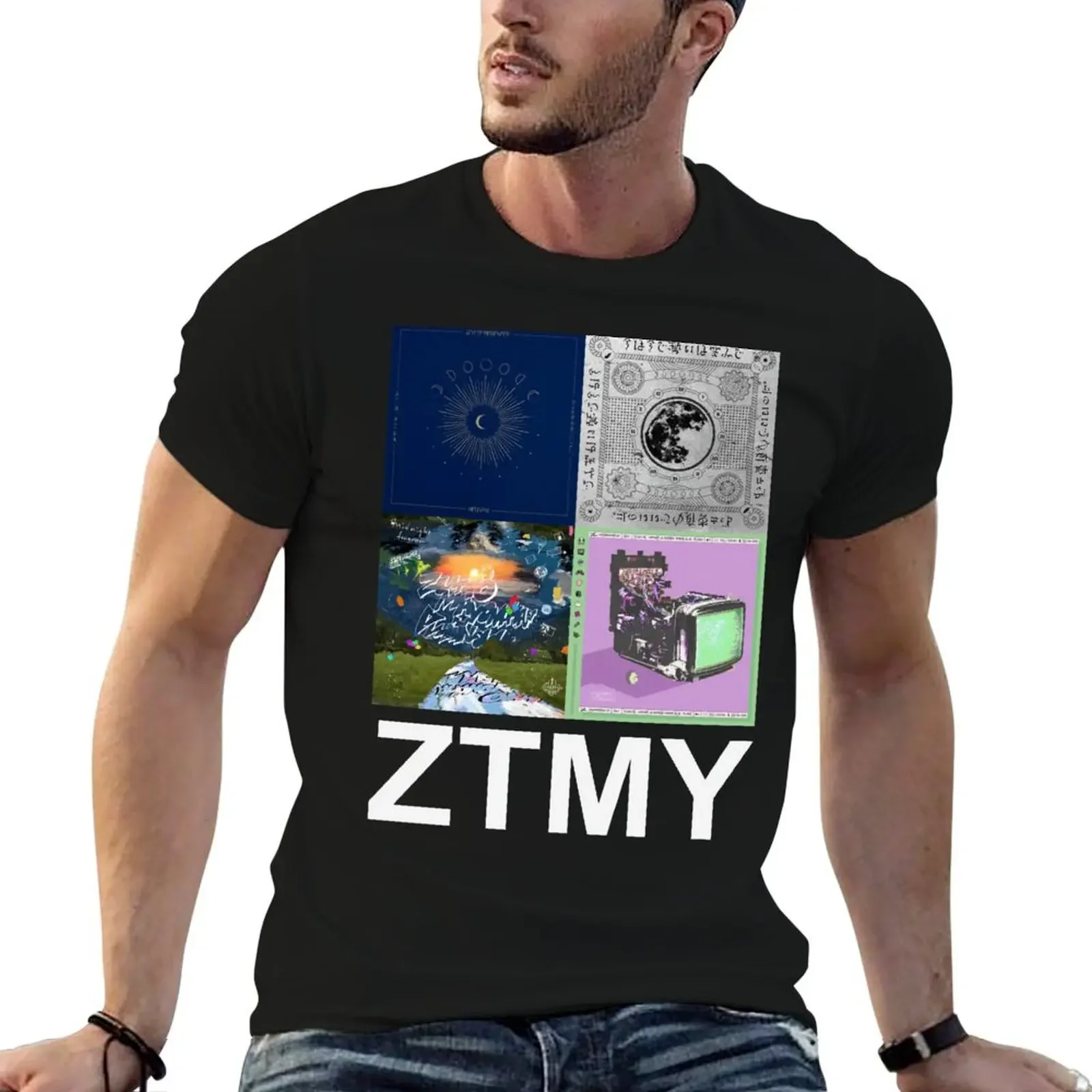 

Zutomayo Albums (white text ver.) T-Shirt cute tops Blouse Short sleeve tee tshirts for men