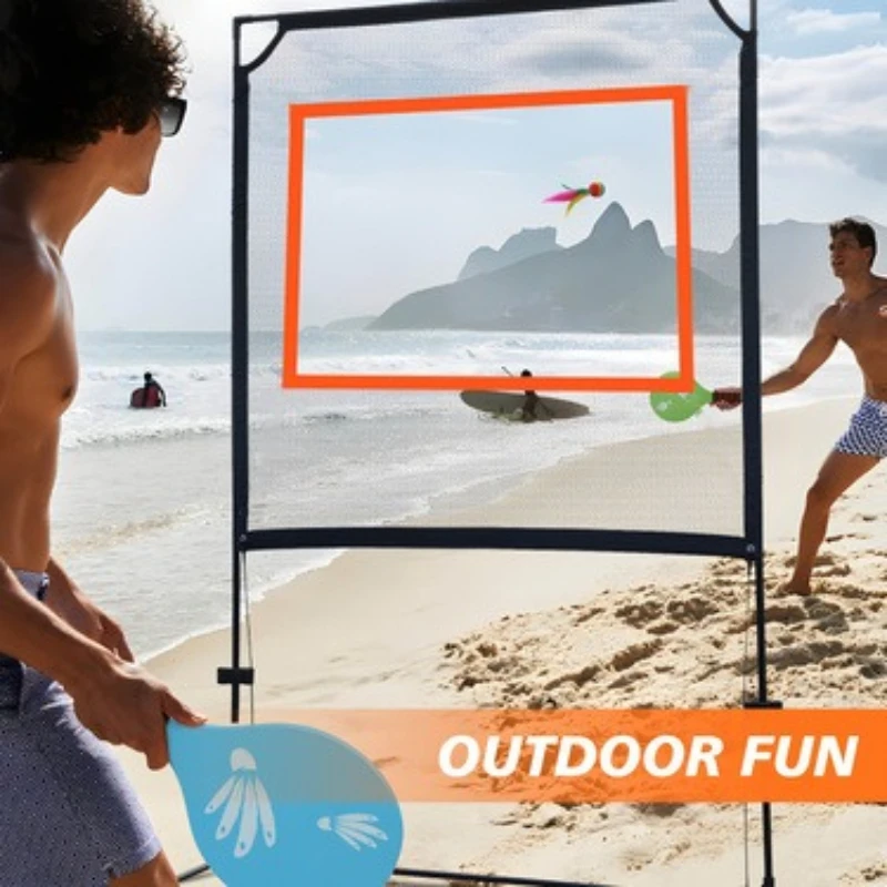 

Наборы для бадминтона на открытом воздухе: устойчивые и прочные сетки для бадминтона, сетки для тренировок в помещении для начинающих, портативные спортивные аксессуары.