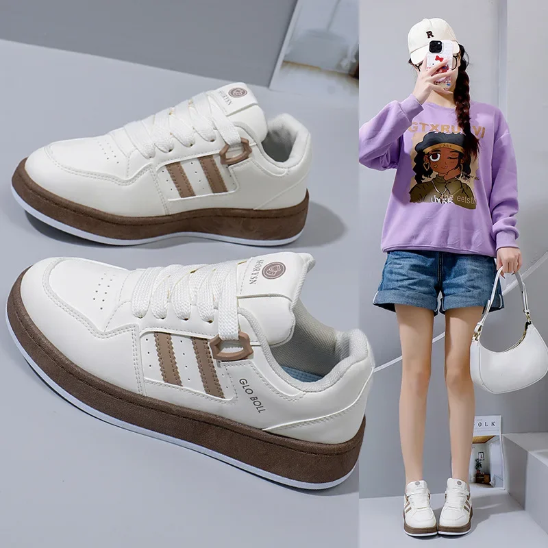 

Women's sports shoes for spring sports running outdoor couple shoes casual warm velvet lace-up sports