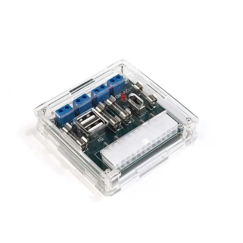 Scheda adattatore di alimentazione ATX desktop a 24 pin Alimentatore ATX per computer Scheda di trasferimento breakout Modulo di estensione adattatore cablaggio presa