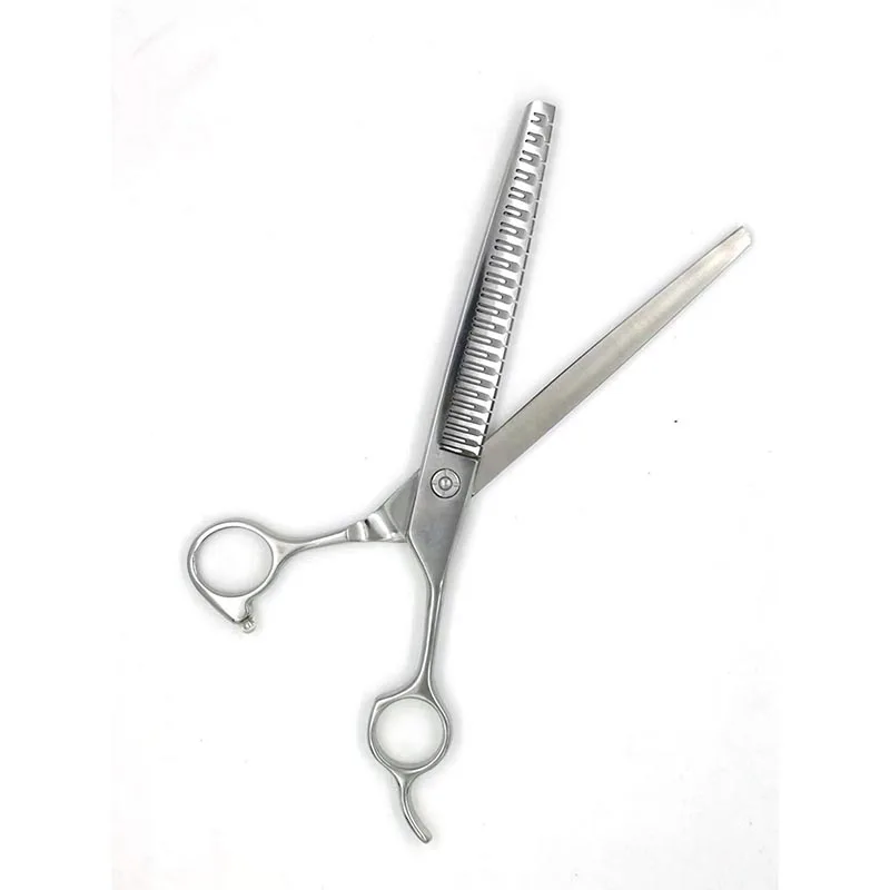 7 inch Double Teeth Texturising Dog Grooming Scissor,professional dog thinning scissor with stagger teeth