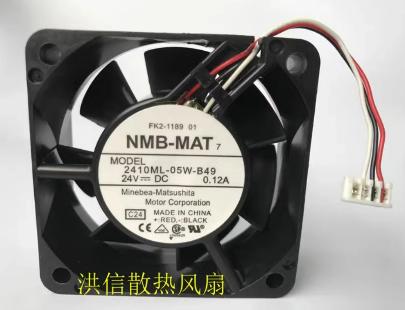 Wholesale: original NMB 6025 2410ML-05W-B49 DC24V 0.12A  6cm three-wire inverter cooling fan