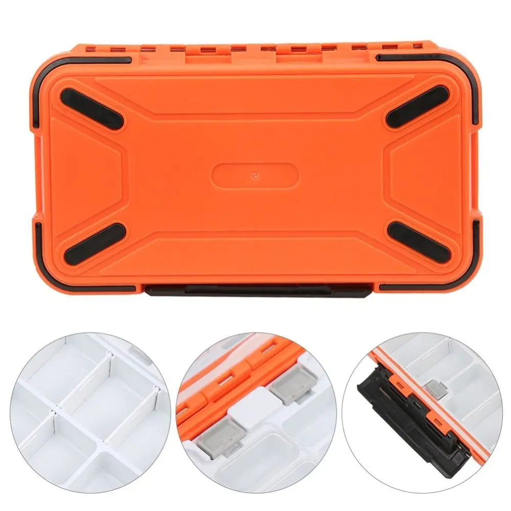 Picture 3: Durable Waterproof Fishing Lure Box ABS 30 Compartments Lure Organizer Double Sided Bait Storage Case Lure Storage